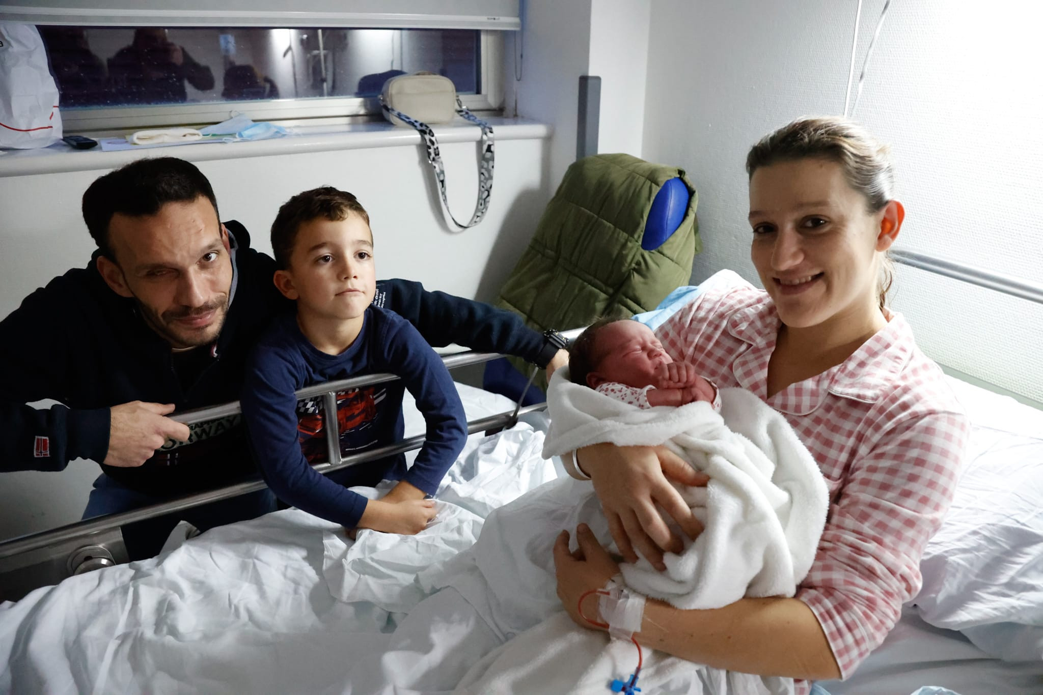 Lois, el primer bebé del año nacido en el Área Sanitaria de Ferrol