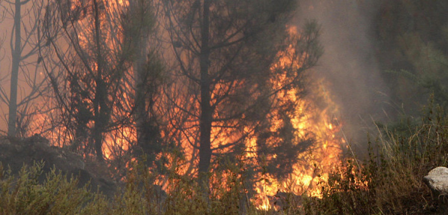 Adjudican un servicio de retén  contra incendios en el distrito forestal de O Barbanza