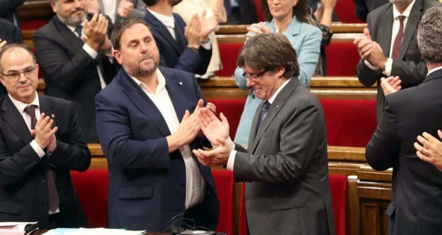 El desafío independentista da un paso más con la aprobación de la ley del referéndum