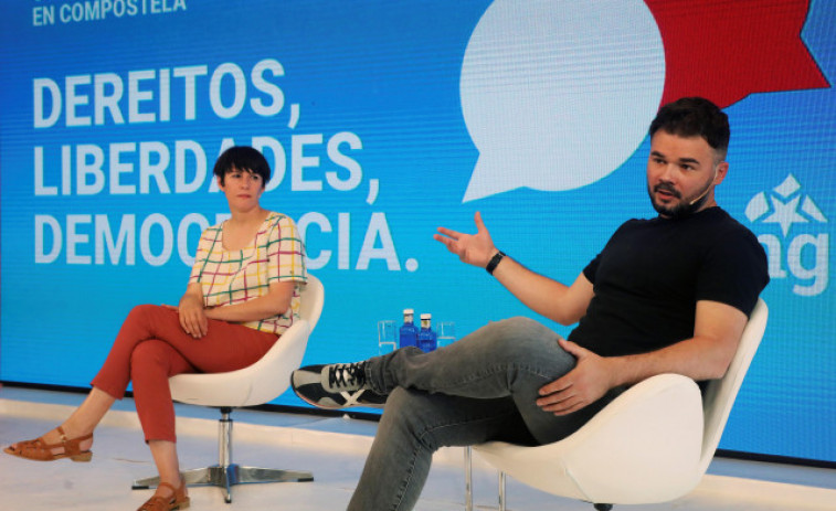 Pontón y Rufián rechazan la manifestación en Colón frente a unos indultos 