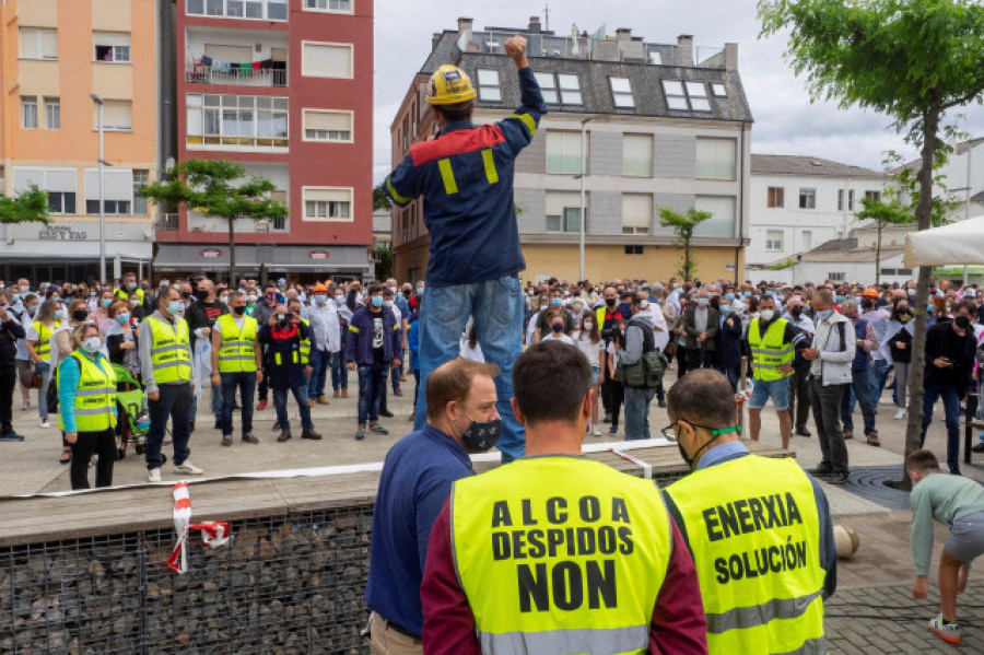 El comité de Alcoa San Cibrao corea: "Si no hay solución, Gobierno dimisión"