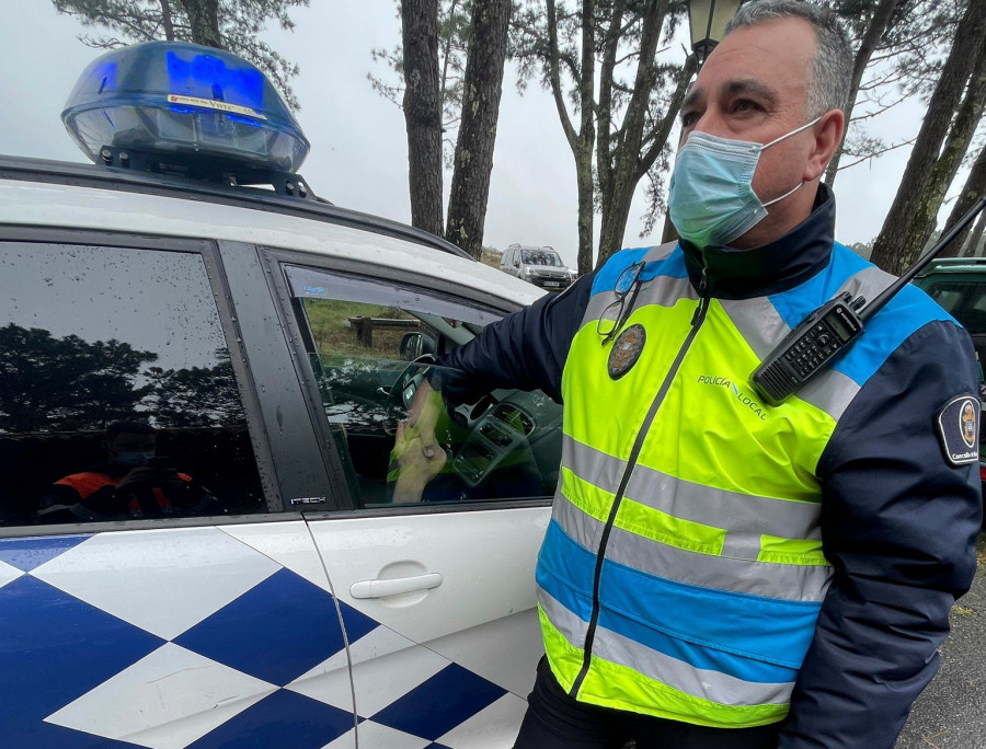 Dos personas que corrían por un sendero de O Vilar localizan al septuagenario desaparecido