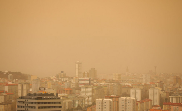 El episodio de calima se mantendrá mañana en Galicia, aunque llegará un nuevo frente atlántico