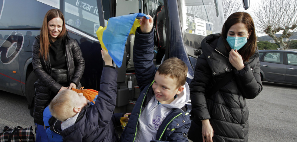 Refugiados en Arousa: “Ya no tenemos miedo, estamos aquí. Queremos descansar”