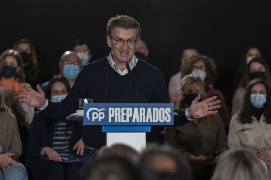 El PP decide mantener la votación de los afiliados el 21 de marzo aunque Feijóo es candidato único