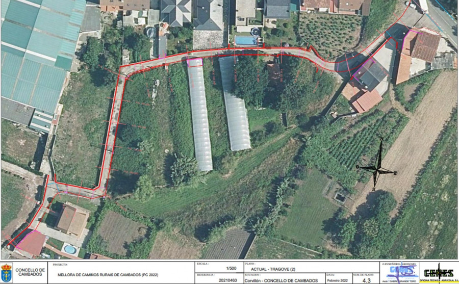 Pode denuncia la inclusión de un camino privado en el proyecto de asfaltados del Concello
