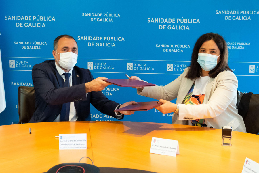 Xunta y Concello firman la opción del centro de salud de Meis en Casa de Parga