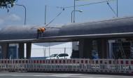 Reanudadas las obras de la pérgola de la estación de autobuses de Ribeira tras introducir cambios en el contrato