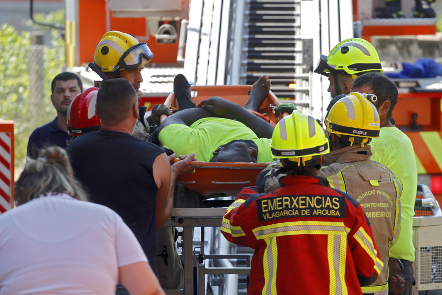 Rescatan a un trabajador en Frigoatún