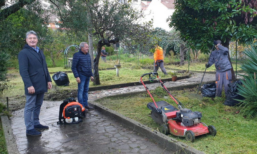 El jardín del antiguo Colexio das Monxas tendrá nuevo césped, árboles y una huerta