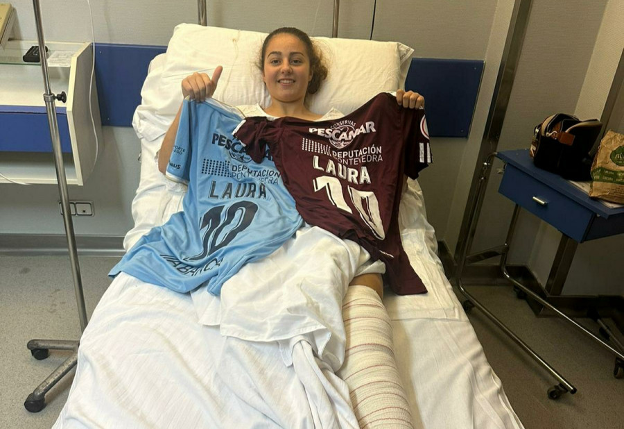 Laura Iglesias, operada con éxito de rotura del ligamento cruzado