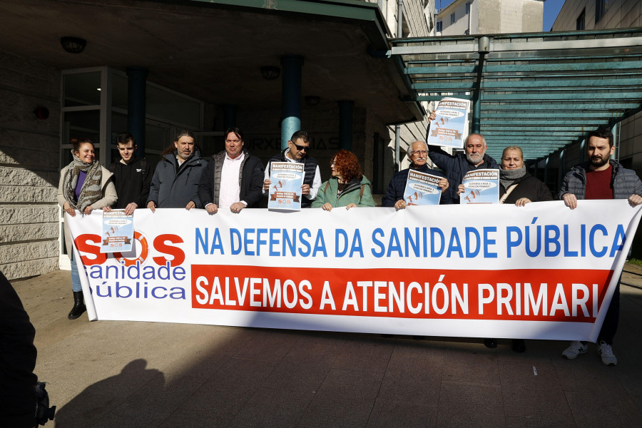 SOS Sanidade llama a O Salnés a llenar Santiago tras recoger más de 10.000 firmas por la ILP