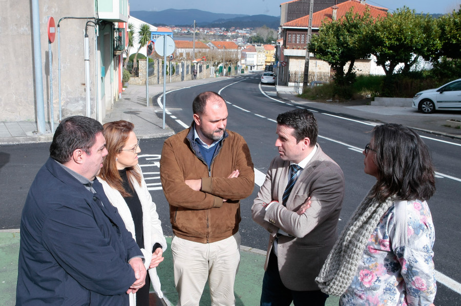 La Diputación proyecta renovar en dos fases la capa de rodaje de la carretera DP-1105 a su paso por Boiro