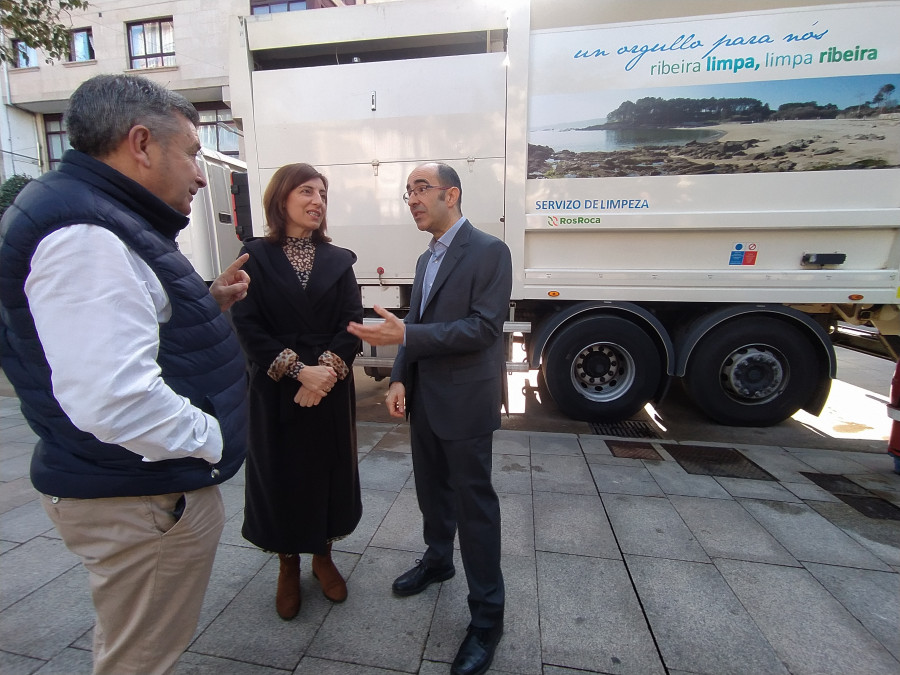 Ribeira es pionera en aplicar la tecnología más innovadora para optimizar su recogida selectiva de basura