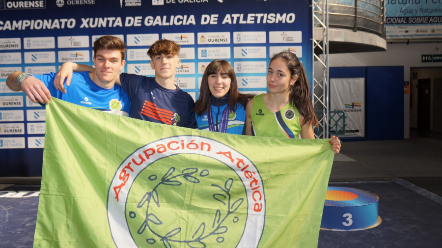 Xoel Otero y Lucía Sánchez se proclaman campeones gallegos Sub 20