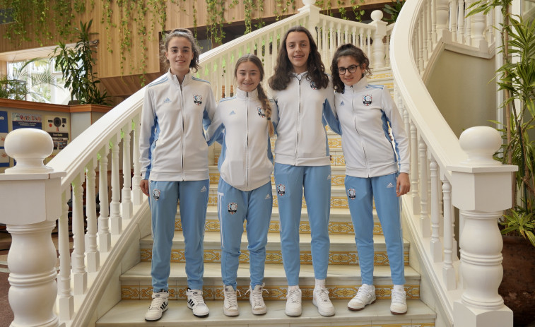 Las cuatro arousanas que defienden a Galicia en el Campeonato de España Sub 15 y Sub 17 en Almería