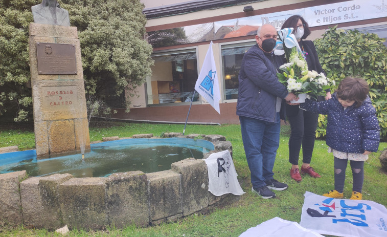 El BNG de Vilagarcía rinde homenaje a Rosalía de Castro