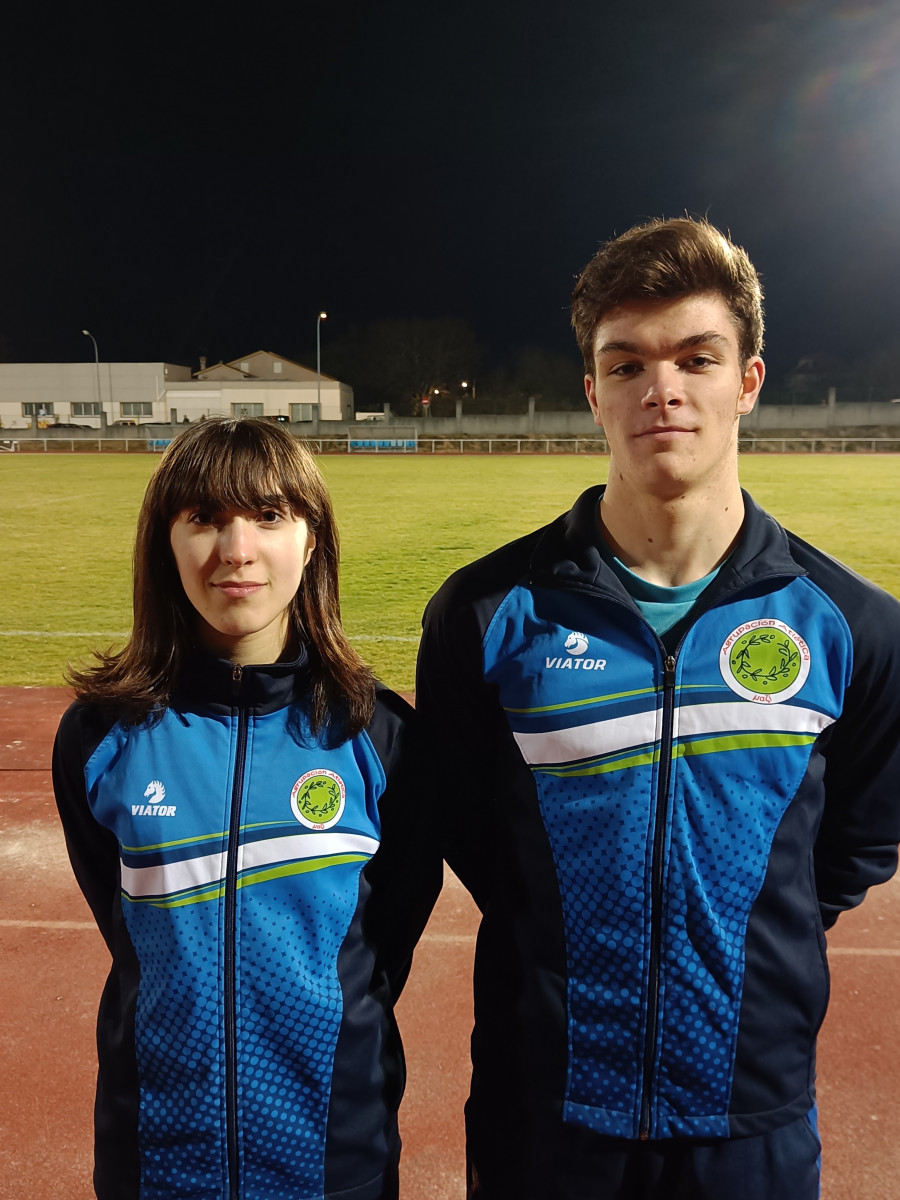 Xoel Otero y Lucía Sánchez disputan el Campeonato de España Sub 20 en Sabadell