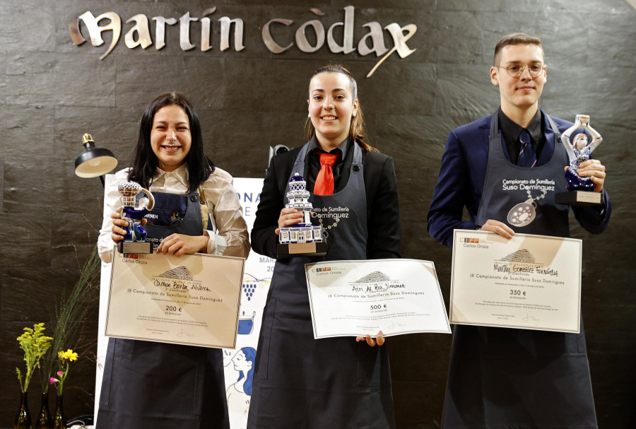 Martín Códax fue sede de un campeonato para elegir a los mejores sumilleres en FP