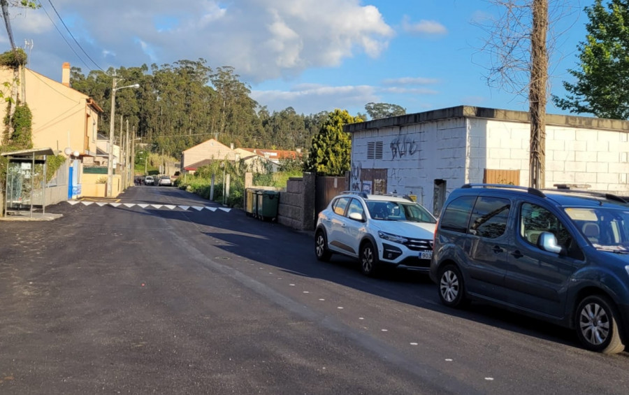 El Concello de Cambados culmina las obras de mejora de la seguridad viaria en Os Caeiros y Pinar do Rei