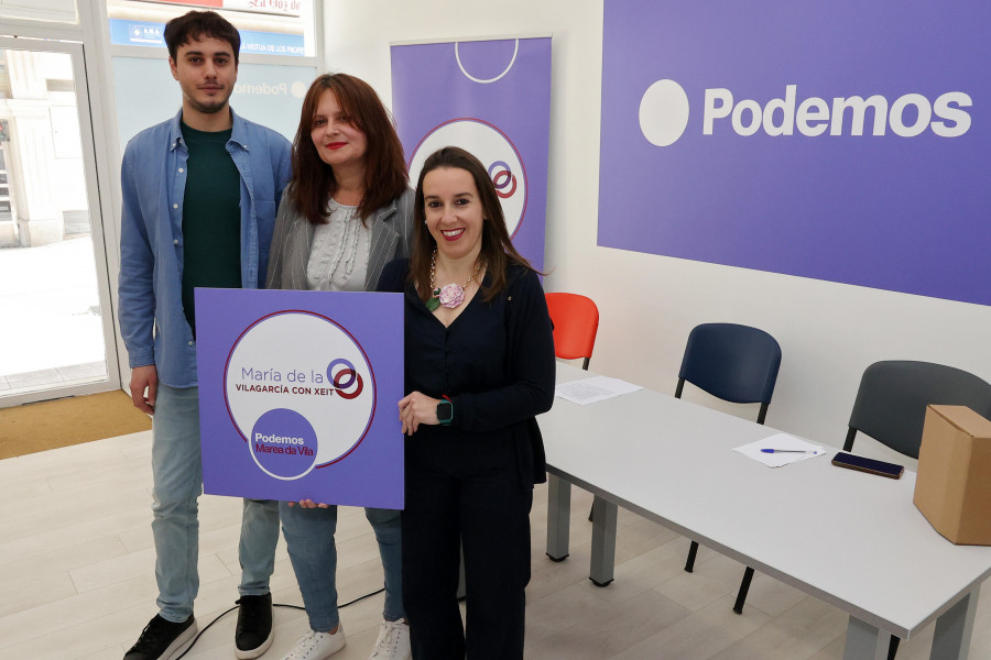 Podemos presenta su lema de campaña: "Vilagarcía con xeito"