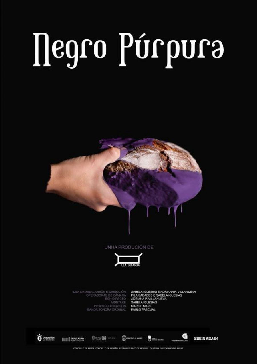 "Negro púrpura", un documental sobre el hongo alucinógeno del centeno que llega a Vilagarcía con Ádega