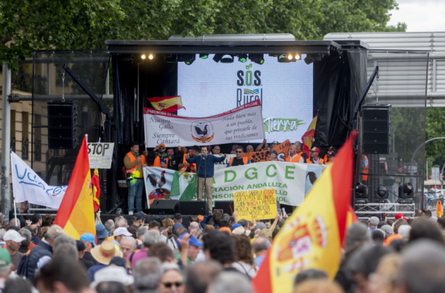 El mundo rural se manifiesta por su futuro en las calles de Madrid