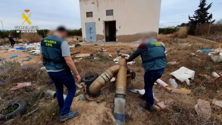 La Guardia Civil refuerza la vigilancia para evitar la extracción ilegal de agua