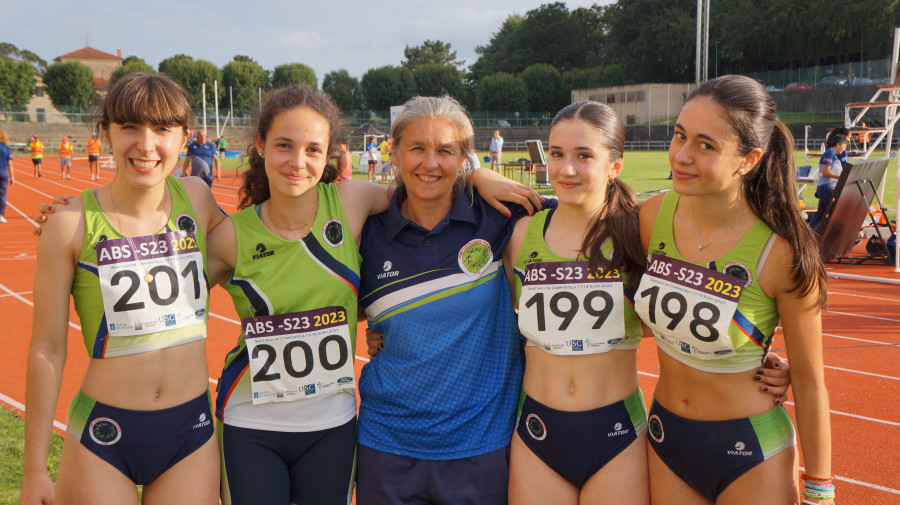 Histórica medalla por equipos del Mazí en el Campeonato Gallego Absoluto