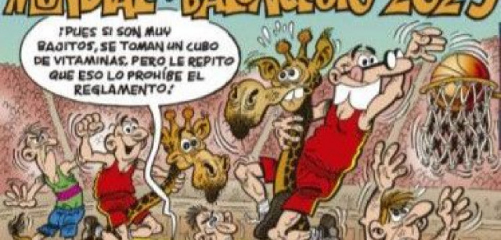 Mortadelo y Filemón estarán en el Mundial de Baloncesto 2023 con una nueva misión