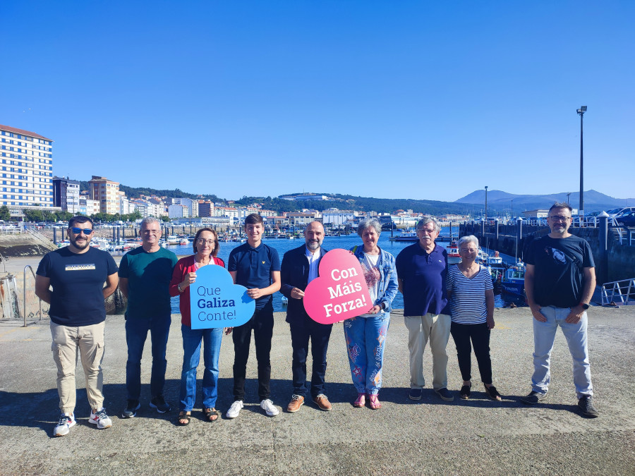 Rego destaca en Ribeira al BNG como la voz del sector pesquero y marisquero en el Congreso