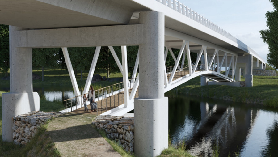 La reconstrucción del puente colapsado en Pontearnelas costará más de 5,3 millones