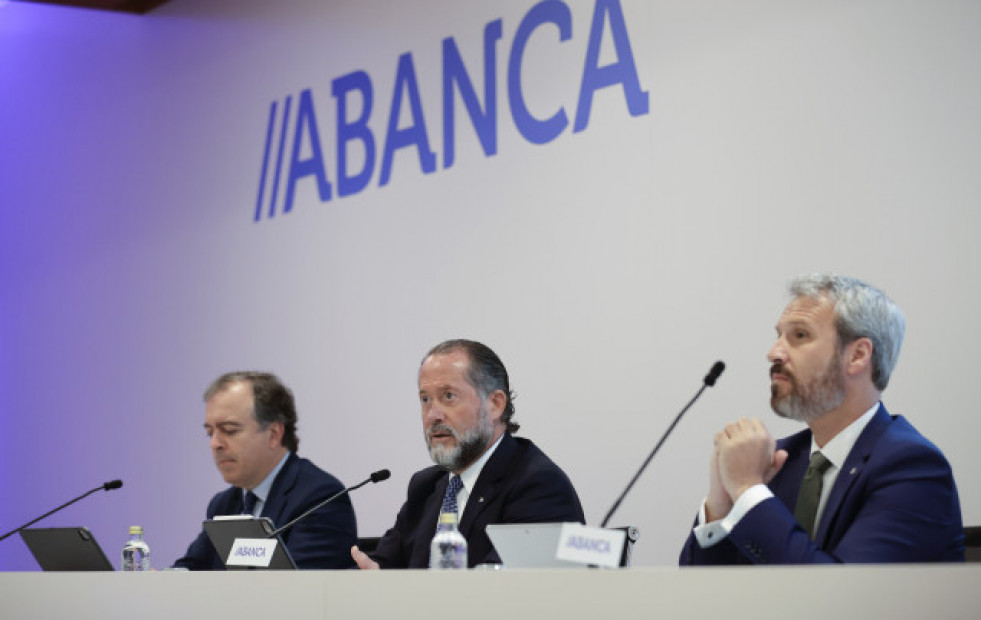 Abanca gana 412 millones en el primer semestre, 