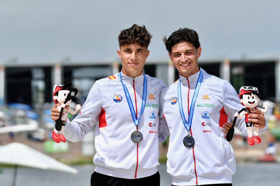 Diego Domínguez, campeón de Europa Sub 23 en C1 y subcampeón en C2 junto a Manuel Fontán