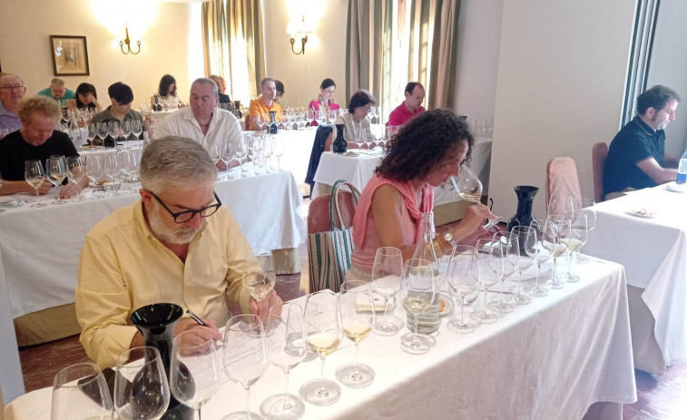 El “alto nivel” de los 55 albariños presentados al concurso cambadés se lo pone difícil al panel de cata