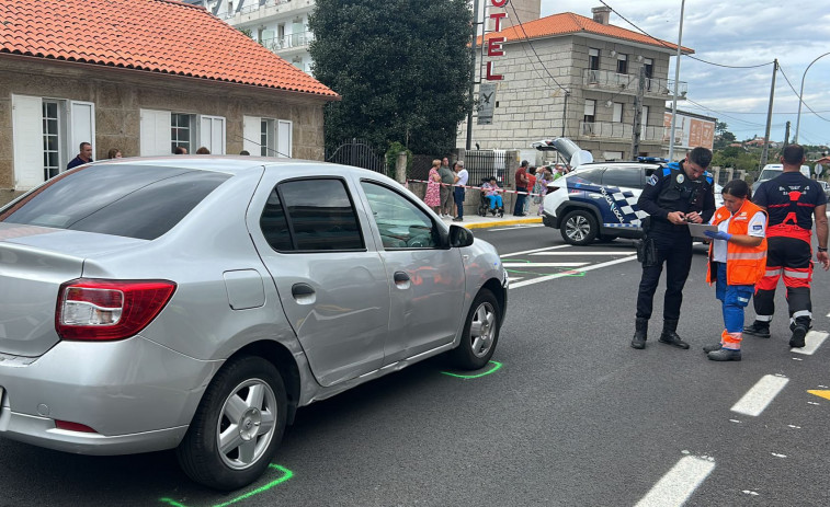 Fallece un hombre de 87 años atropellado por un vehículo en A Vichona, Sanxenxo