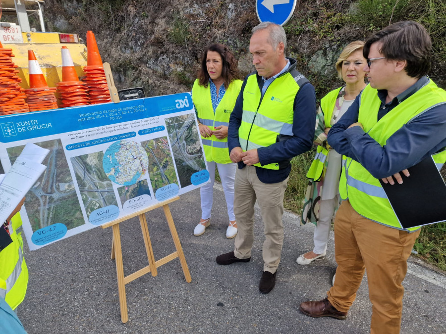 La Xunta invertirá dos millones de euros en mejorar el firme en viales de cinco concellos de Arousa