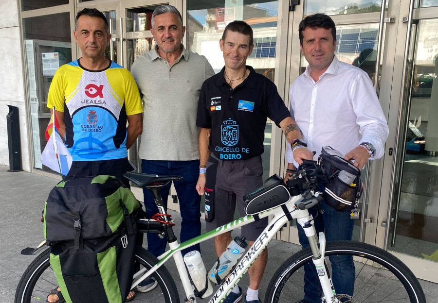 El ciclista Arturo Piñeiro viajará el viernes a Atenas para realizar el Camino de Santiago en bicicleta