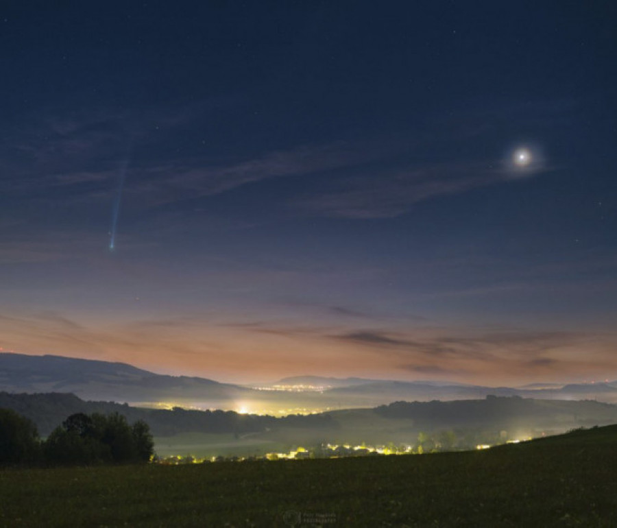 Este domingo será el mejor día para ver el cometa Nishimura