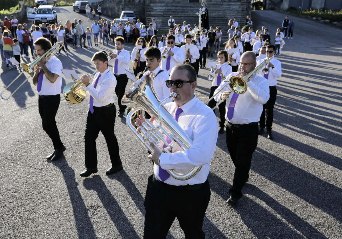 Banda de lantaño fiestas virxe das dores san vicente de nogueira meis