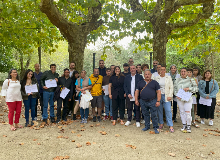 Boiro clausura el obradoiro de empleo en gestión forestal Torre Goiáns II