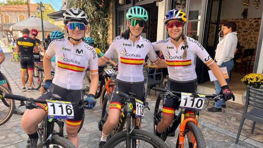 Lara Lois realiza un buen papel en la Sparta MTB Races