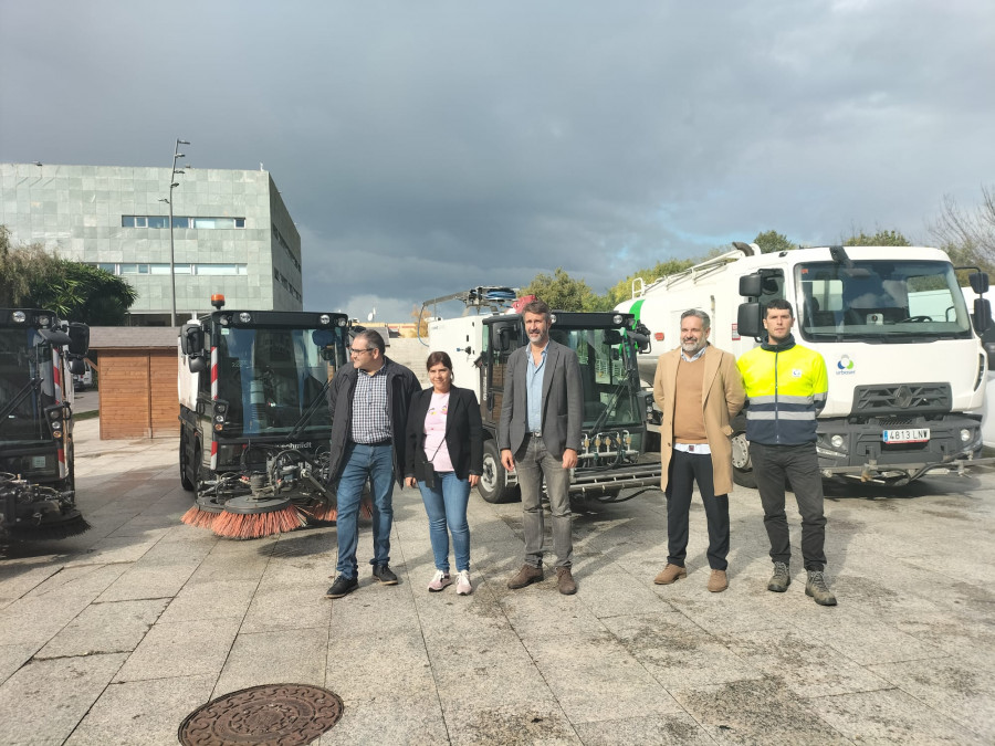 Así estarán colocados los nuevos contenedores de basura en Vilagarcía