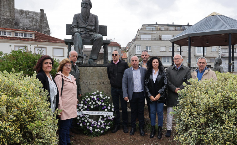 Flores para Valle-Inclán en el 157 aniversario de su nacimiento y con el Festivalle “viento en popa”