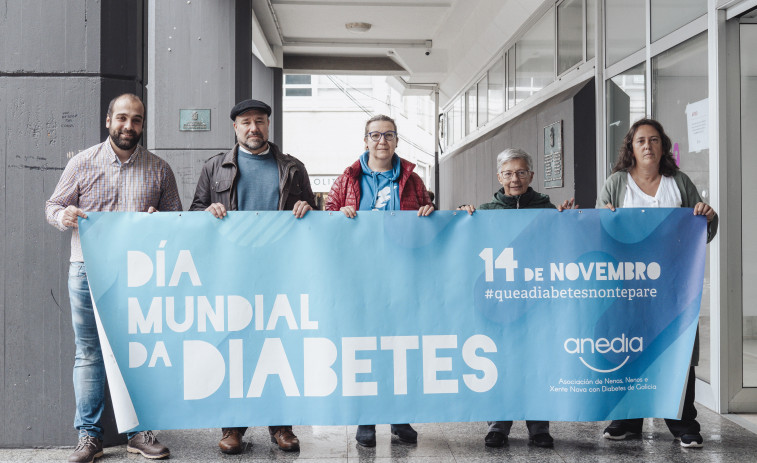 El Concello de Ribeira conmemora el Día Mundial de la Diabetes de la mano de Anedia