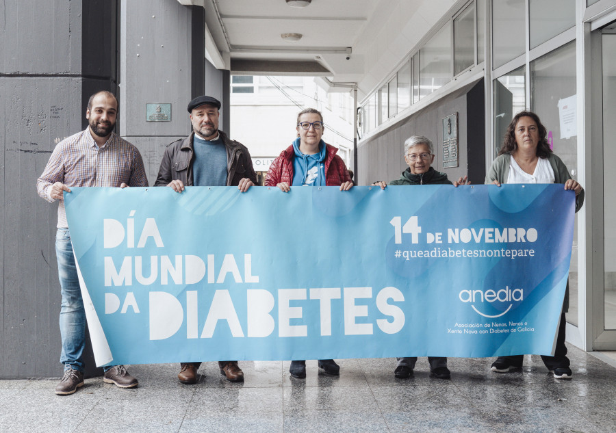 El Concello de Ribeira conmemora el Día Mundial de la Diabetes de la mano de Anedia