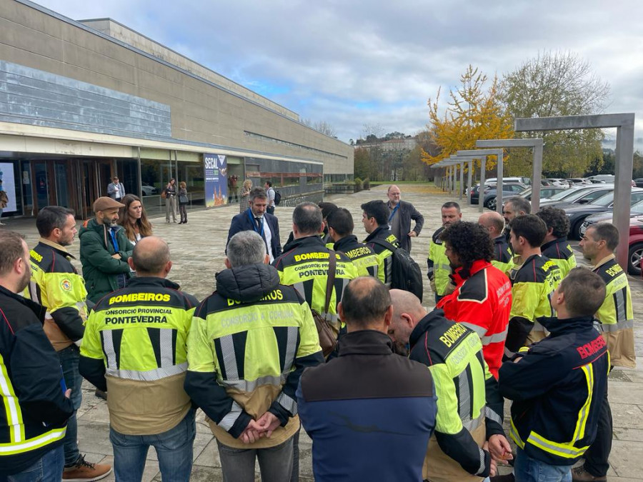 Los Bomberos reciben el apoyo de la Fegamp