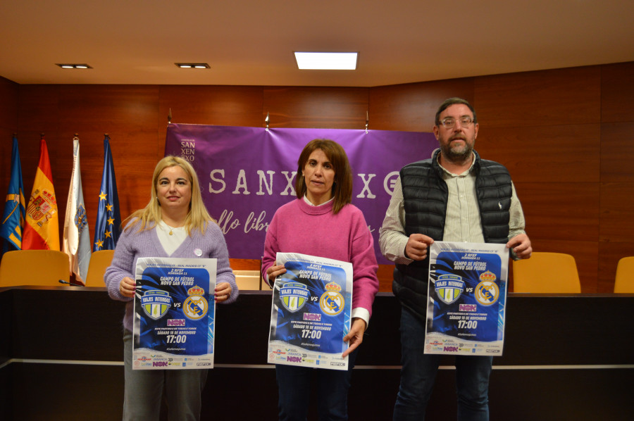 Sanxenxo conmemora el 25-N con fútbol femenino, un audiovisual y el punto violeta