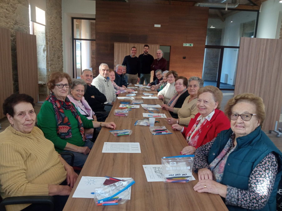 Moraña renueva renueva el convenio con Afapo para los cursos de memoria y envejecimiento activo