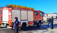 Rescatada una mujer tras caer por el patio interior de un edificio en Portonovo